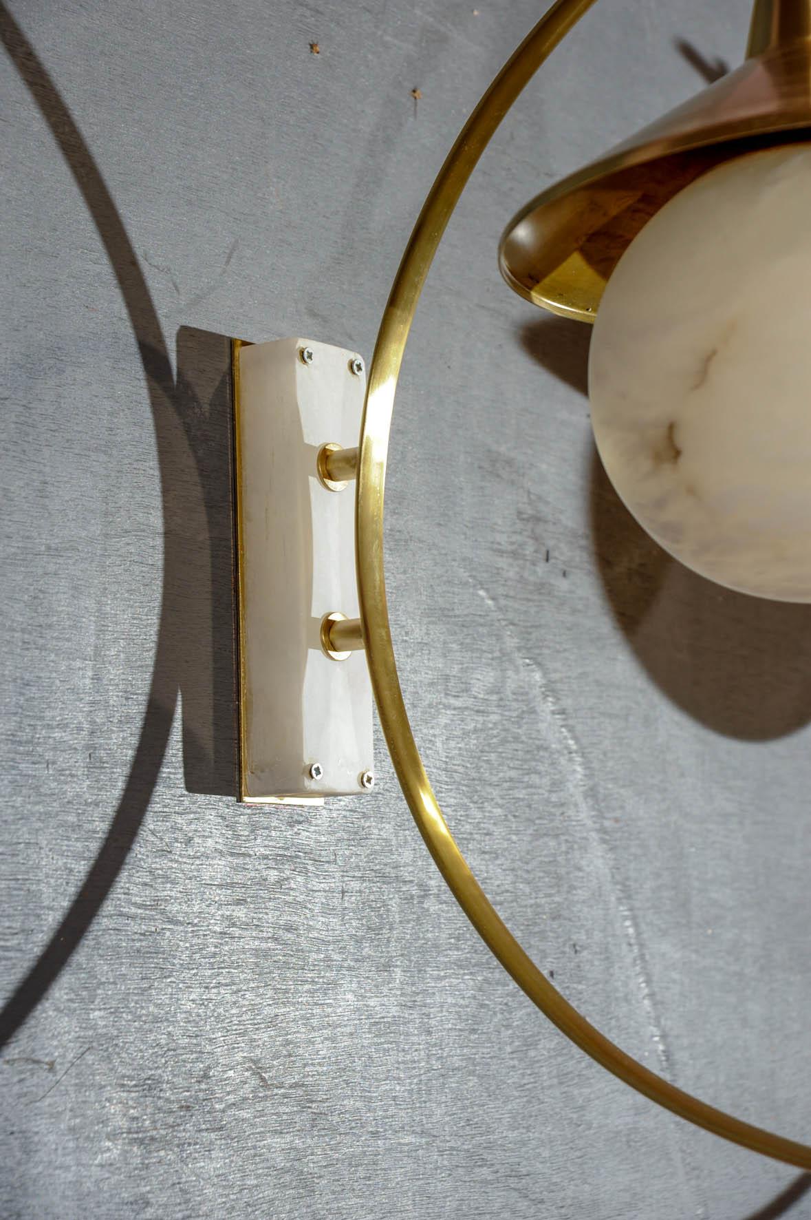 Francese Coppia di lampade Studio A Glustin in vendita