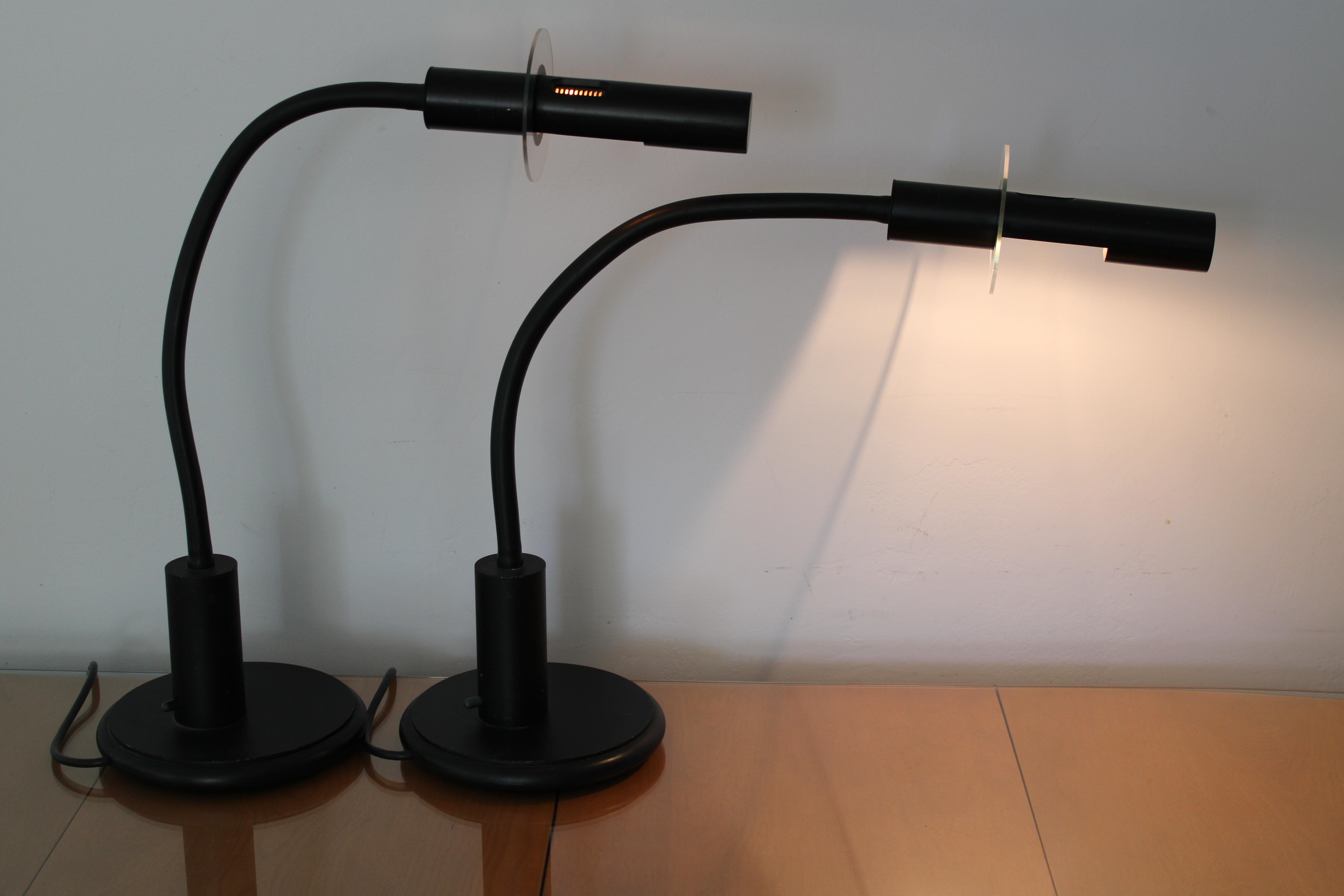 Pair of Sconces / Table Lamps by Lumanetics, Emeryville, CA For Sale 3