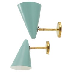 Pair of Sconces with Rotary Shades from 1950's, Italy