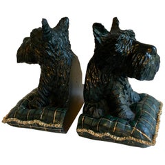 Vintage Pair of Scottie Dog Bookends