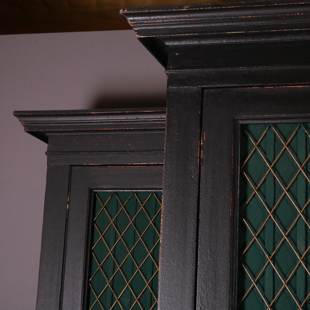 Painted Pair of Scottish Bookcases For Sale