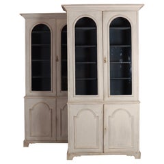 Antique Pair of Scottish Painted Bookcases