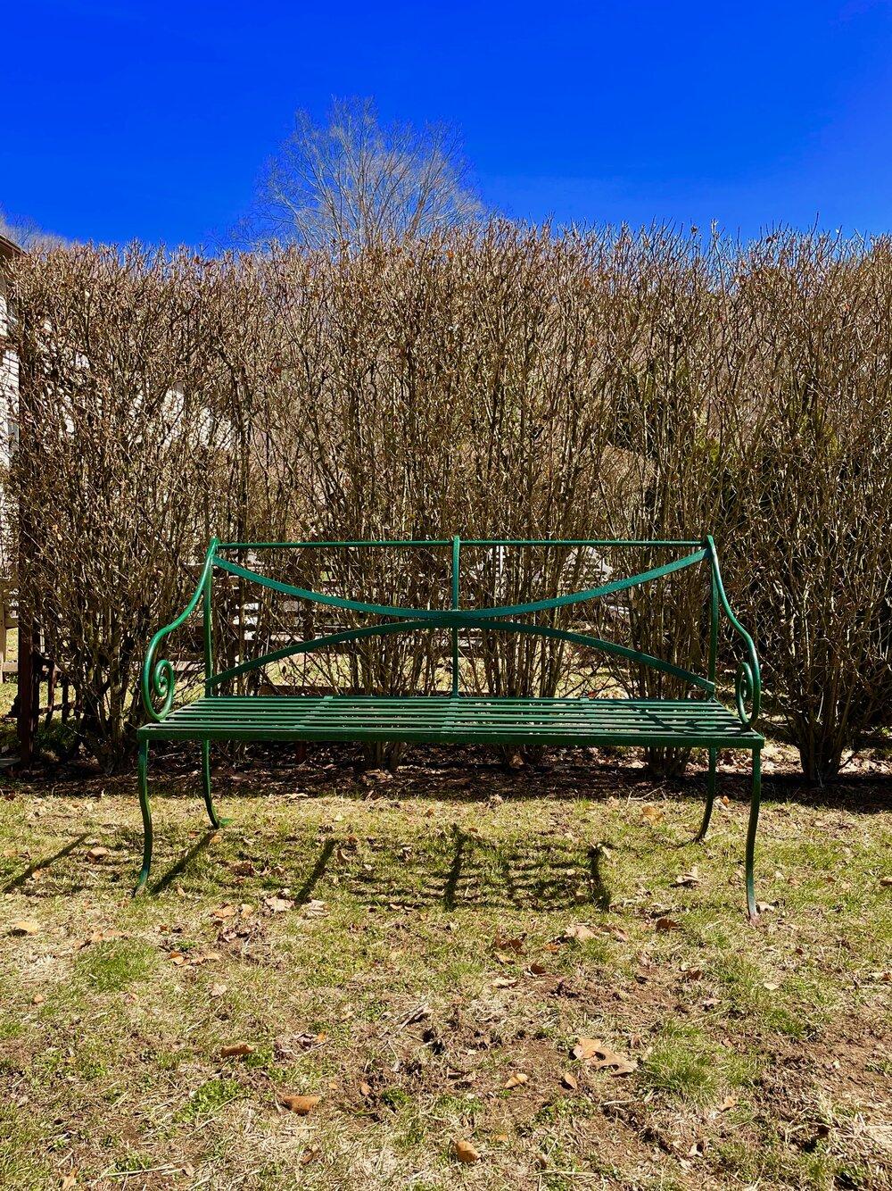 Pair of Scottish Regency Wrought Iron Benches, CA 1820 For Sale 7