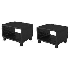 Pair of Sculpted Contemporary Night Stands by Faina