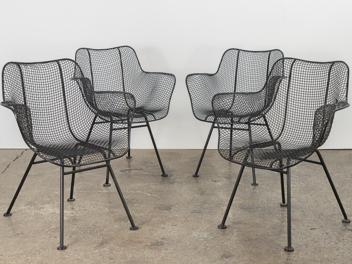 Pair of Sculptura Patio Chairs by Russell Woodard In Good Condition In Brooklyn, NY