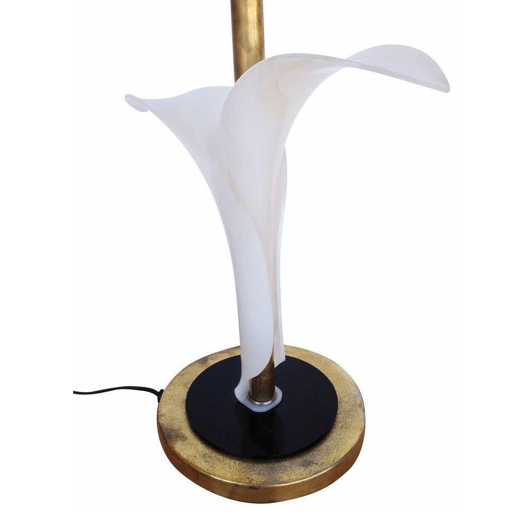 Metallo Coppia di lampade da tavolo scultoree in acrilico di Rembrandt in vendita
