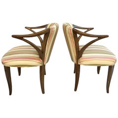 Pair of Sculptural Armchairs Pair of Sculptural Armchairs