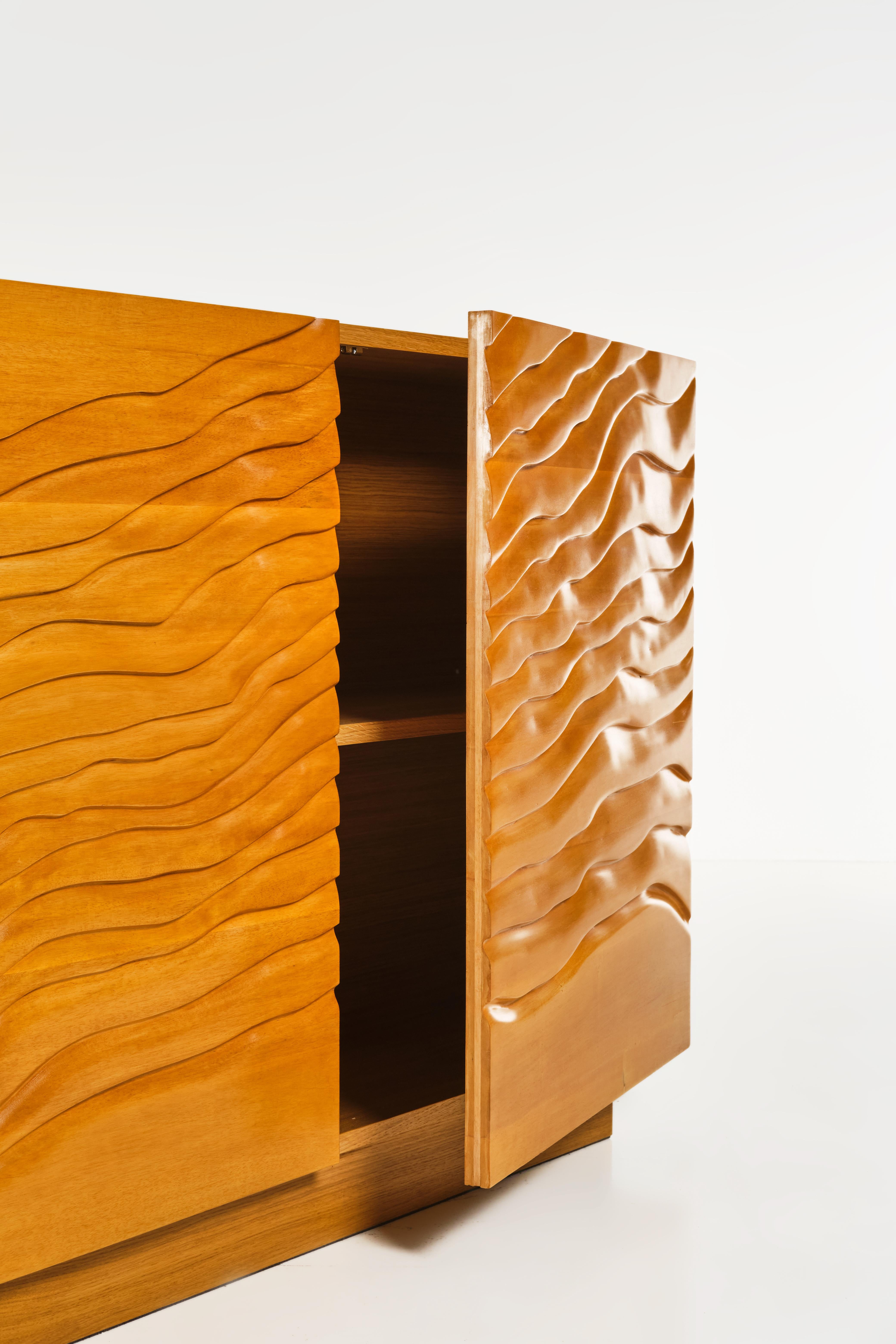 Pair of Sculptural Cabinets, Italian Design, 1960 circa For Sale 5