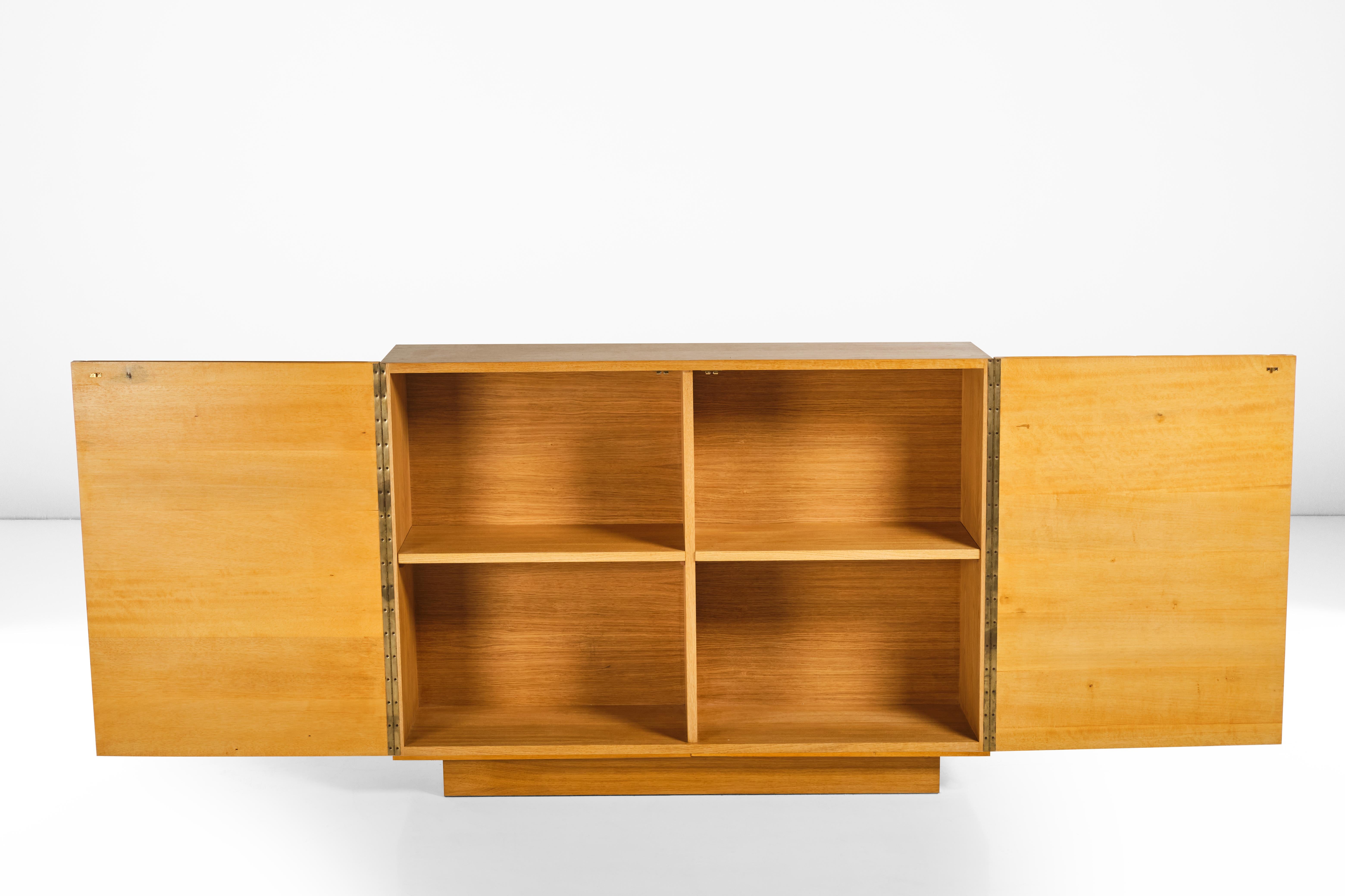Wood Pair of Sculptural Cabinets, Italian Design, 1960 circa For Sale