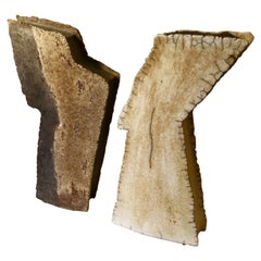 Pair of Ceramic Sculptures / Vessels by Elma Van Leuzen 1980