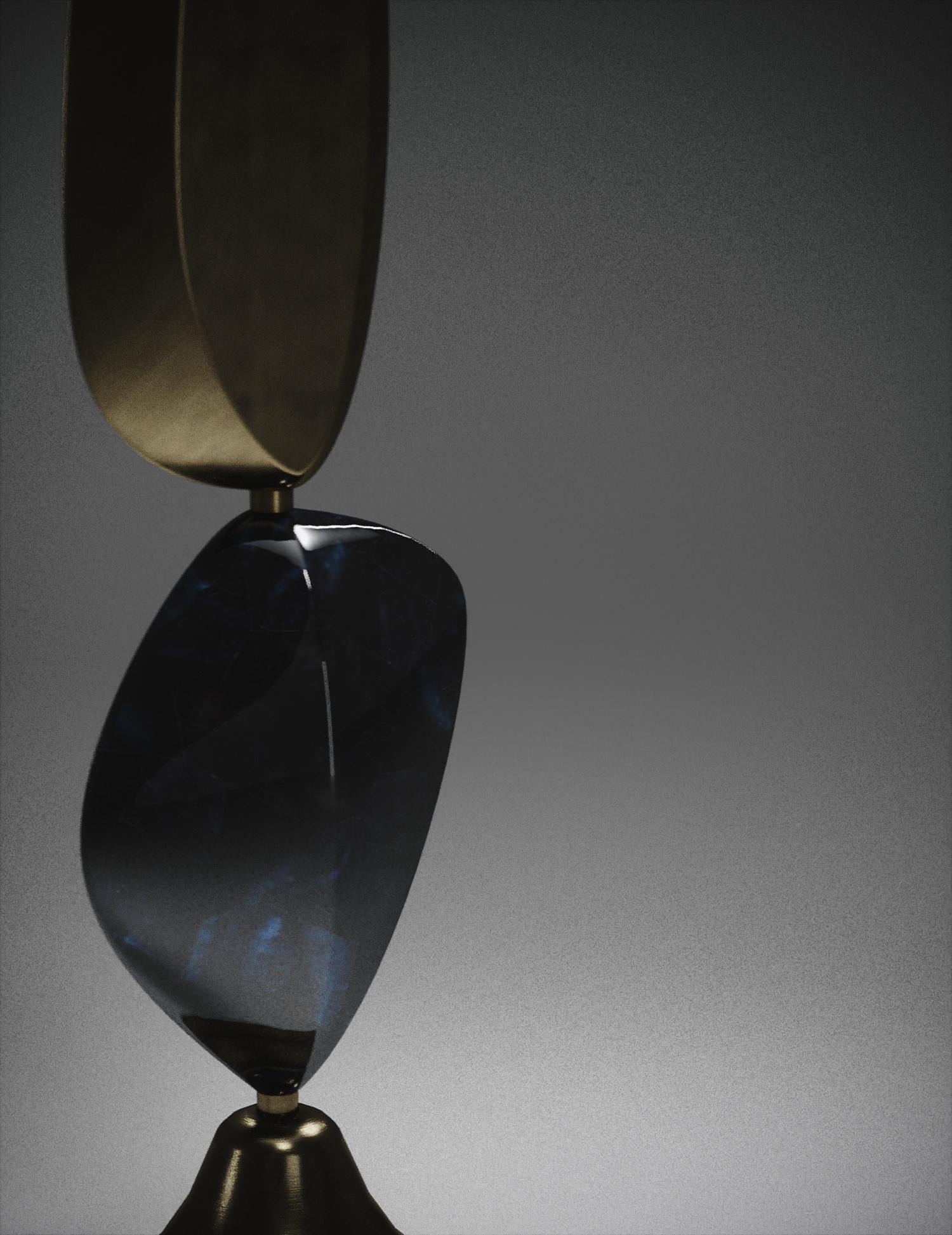 Paire de lampadaires sculpturaux en finition chrome avec incrustation en forme de coquille de stylo par Kifu Paris en vente 10