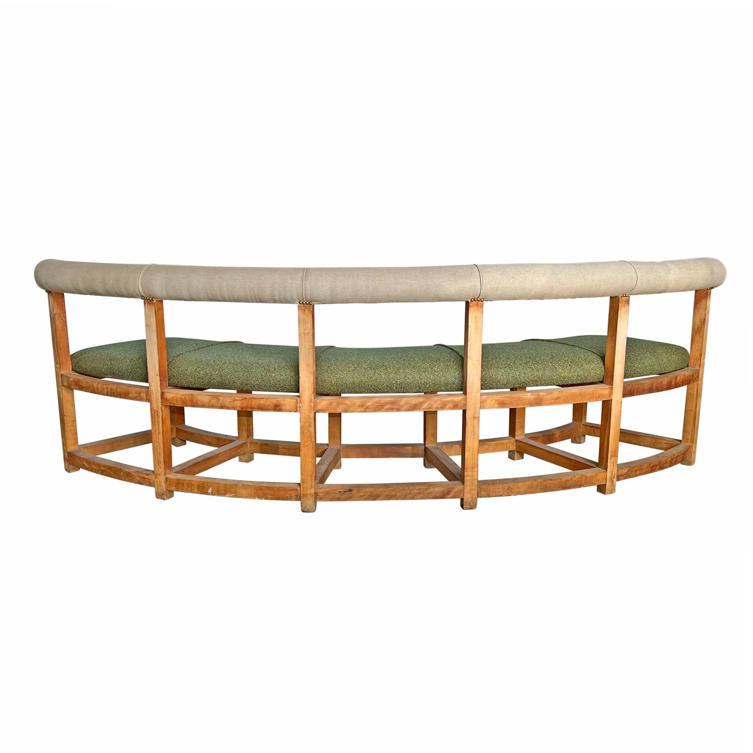 Pair of Sculptural Curved Benches For Sale 2