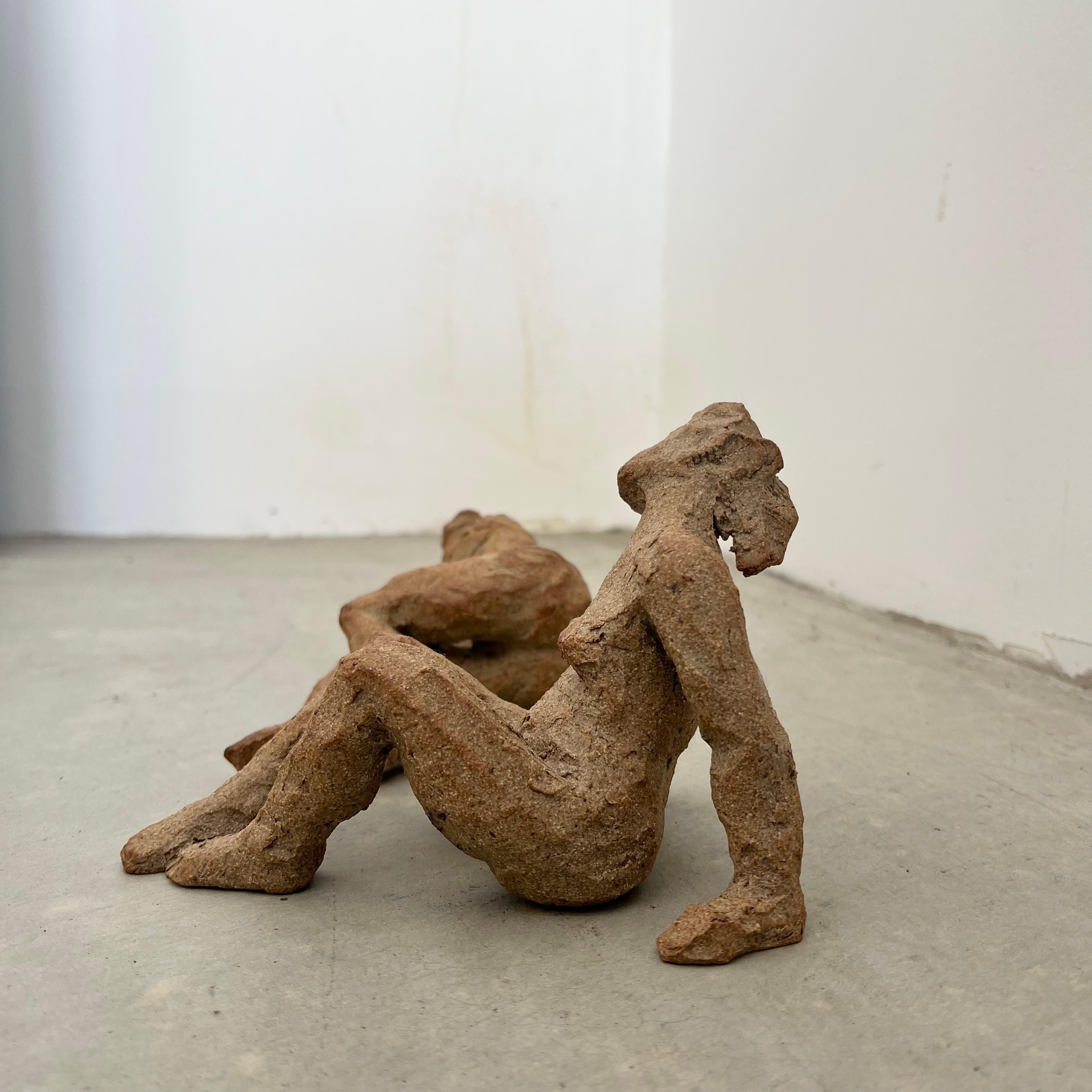Coppia di figure scultoree in gres, 2025 USA in vendita 1