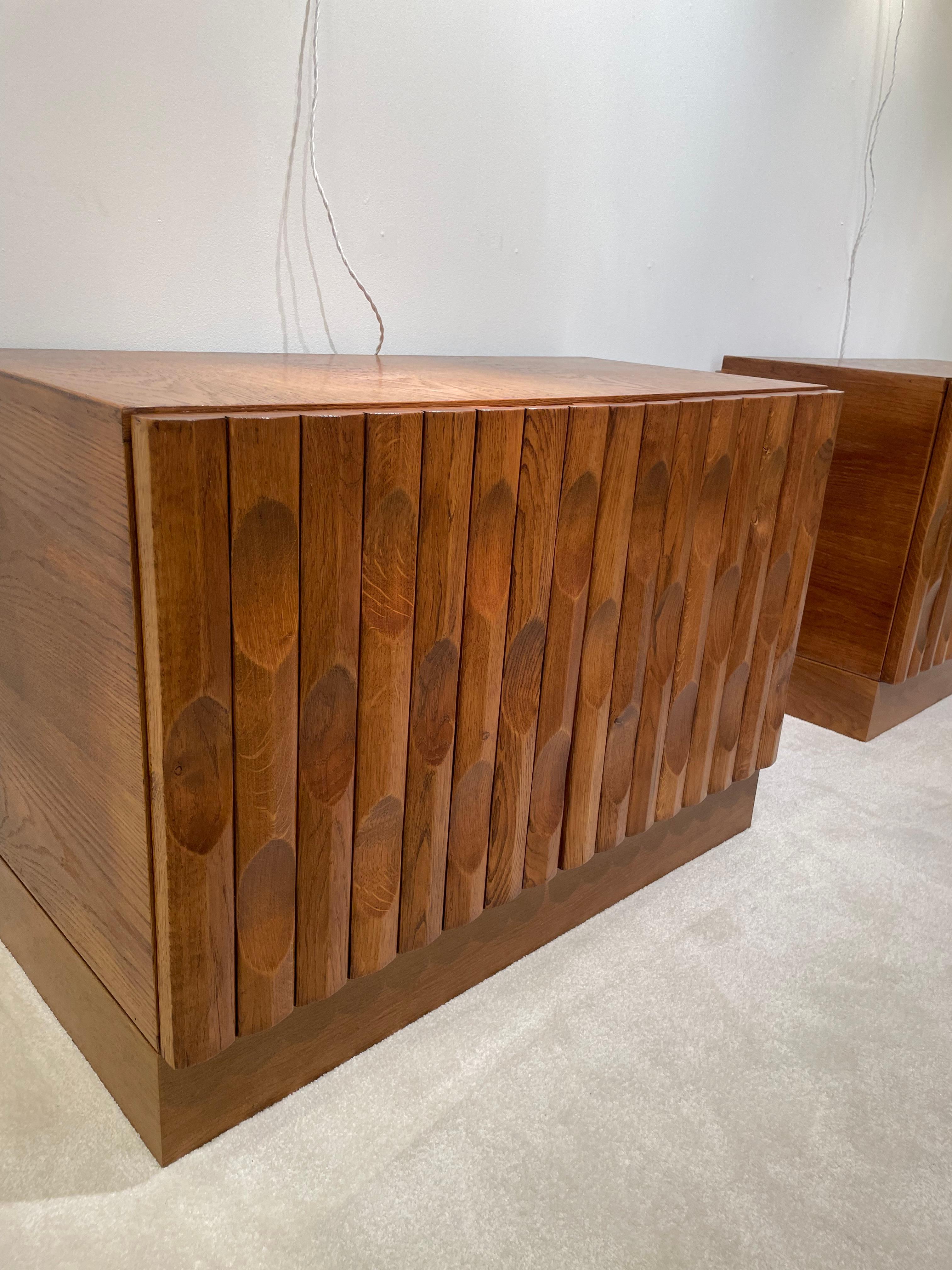 Pair of Sculptural Furniture In Good Condition For Sale In Saint-Ouen, FR