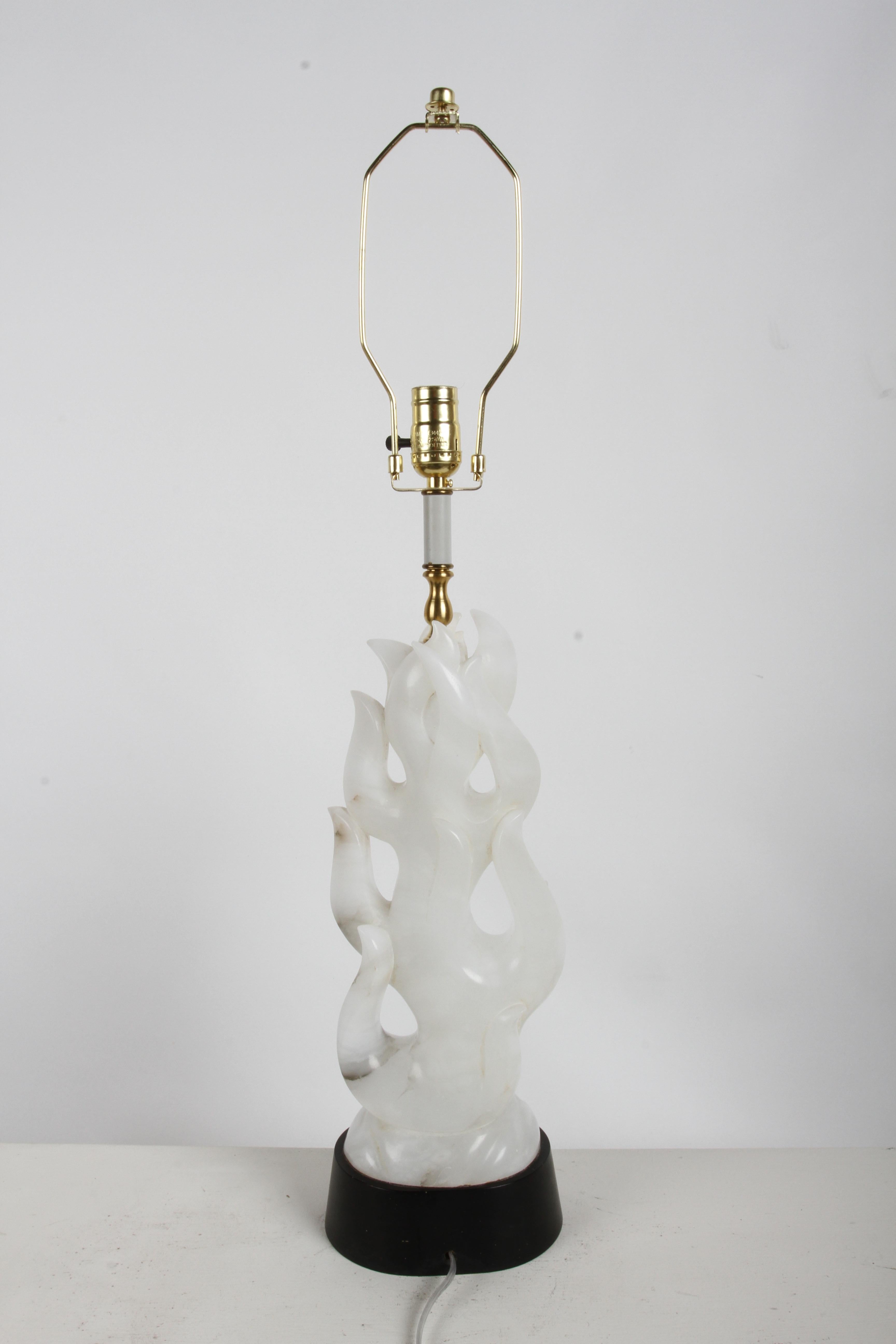 Paar skulpturale italienische MCM Maurizio Tempestini Weiß Alabaster 