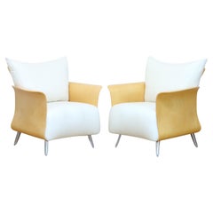Pair of Sculptural Lounge Chairs by Keilhauer