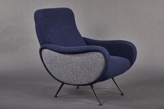 Pair of Sculptural Lounge Chairs in the Style of the Marco Zanuso “Lady”