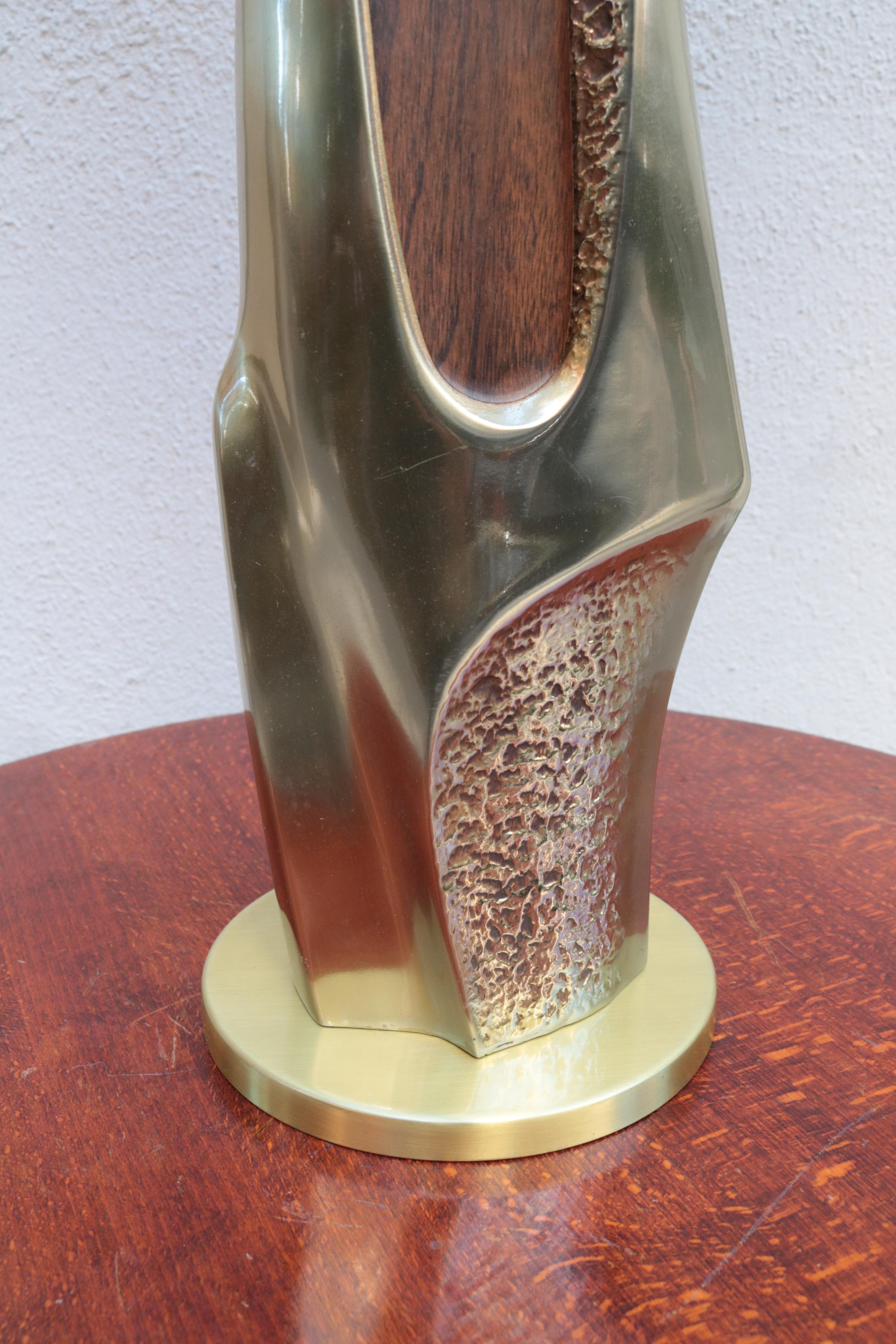 American Pair of Sculptural Mid-Century Modern Table Lamp