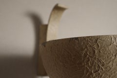 Coppia di faretti da parete scultorei della metà del secolo, intorno al 1950