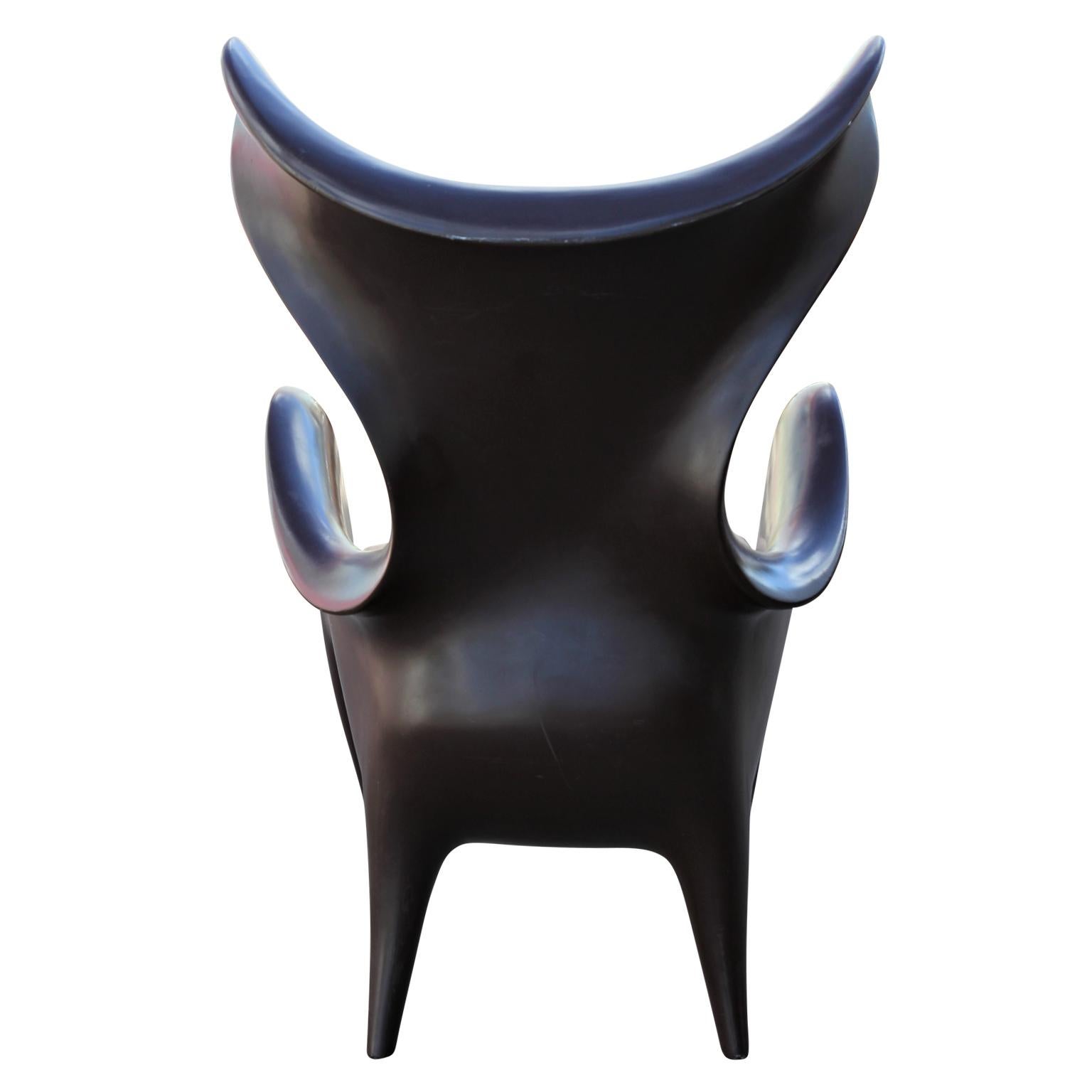 Contemporary Pair of Sculptural Modern Frankie Chairs by Jordan Mozer