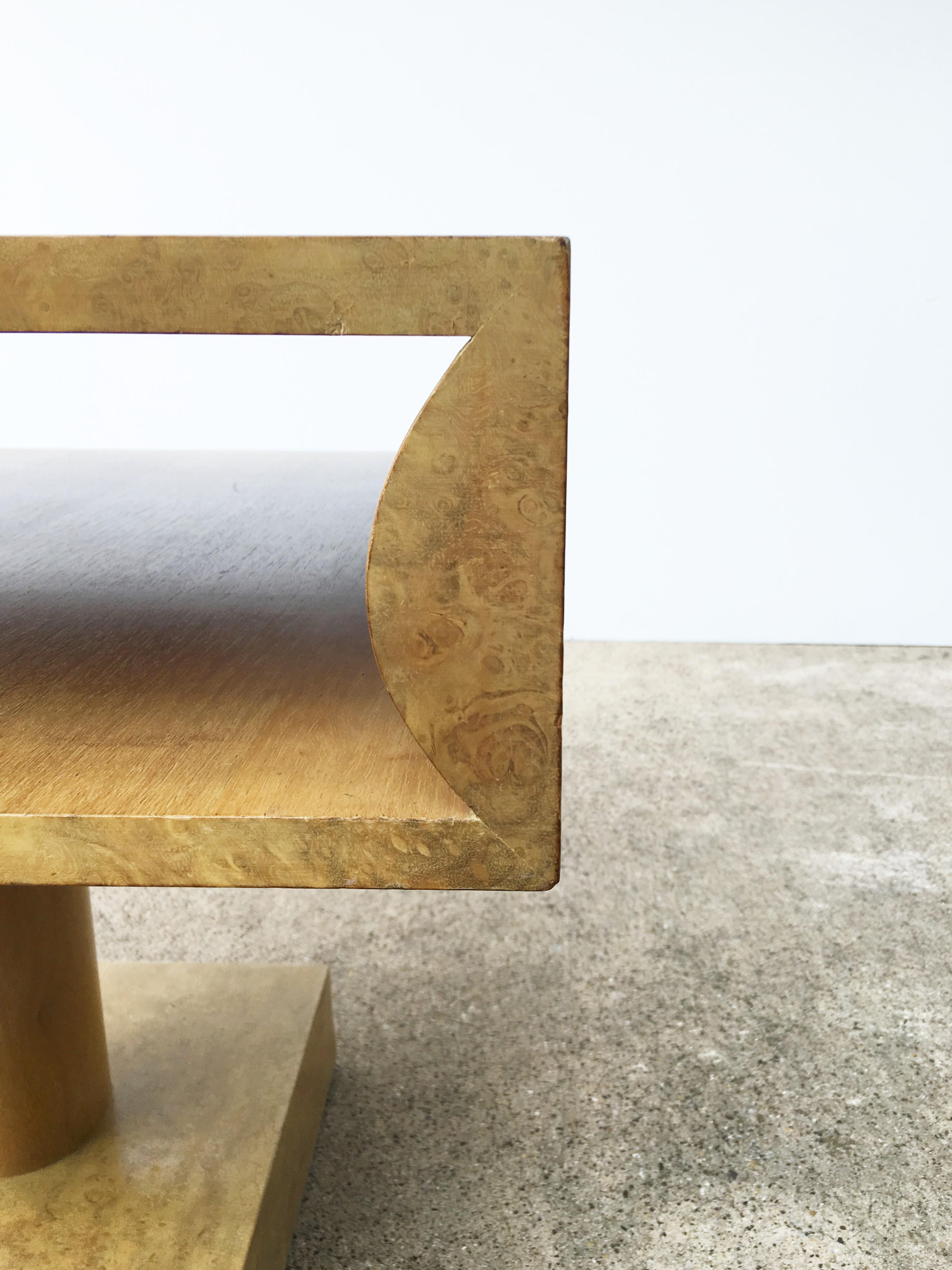 Late 20th Century Pair of sculptural Nightstands or End Tables in Style of Tommi Parzinger