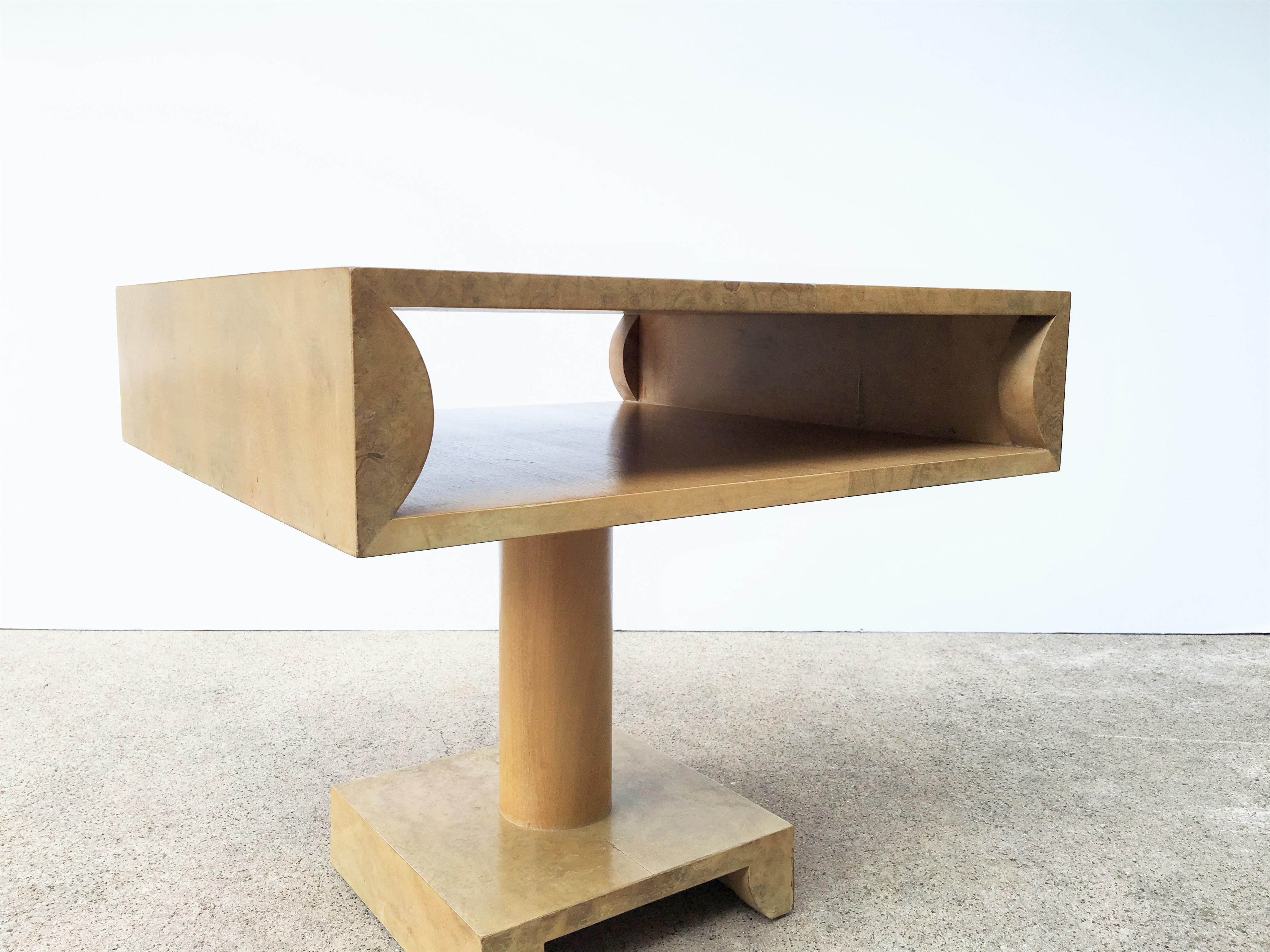Pair of sculptural Nightstands or End Tables in Style of Tommi Parzinger 1