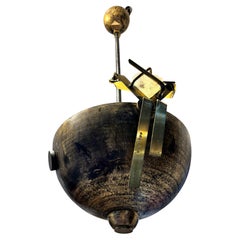 Pair of Sculptural Pendant Lights By Michel Kiriliuk, France, Circa 1990's