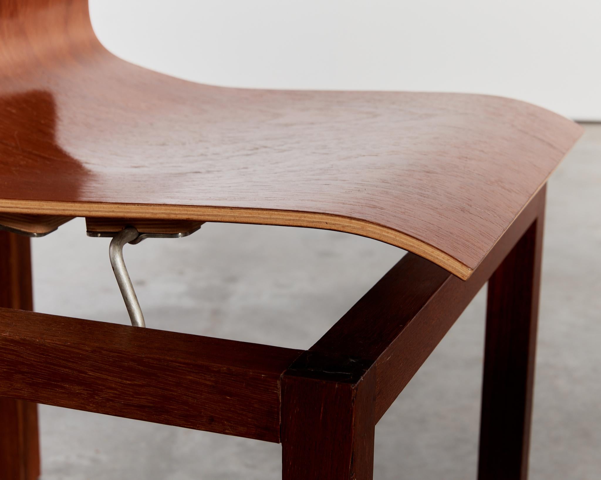 Pair of sculptural statement BNF chairs by Perrault & Prevost, limited edition 12
