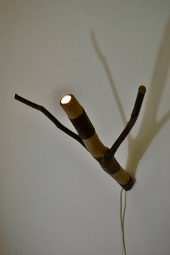 Pair of Sculptural Wall Sconces – French Artist, 1980snches