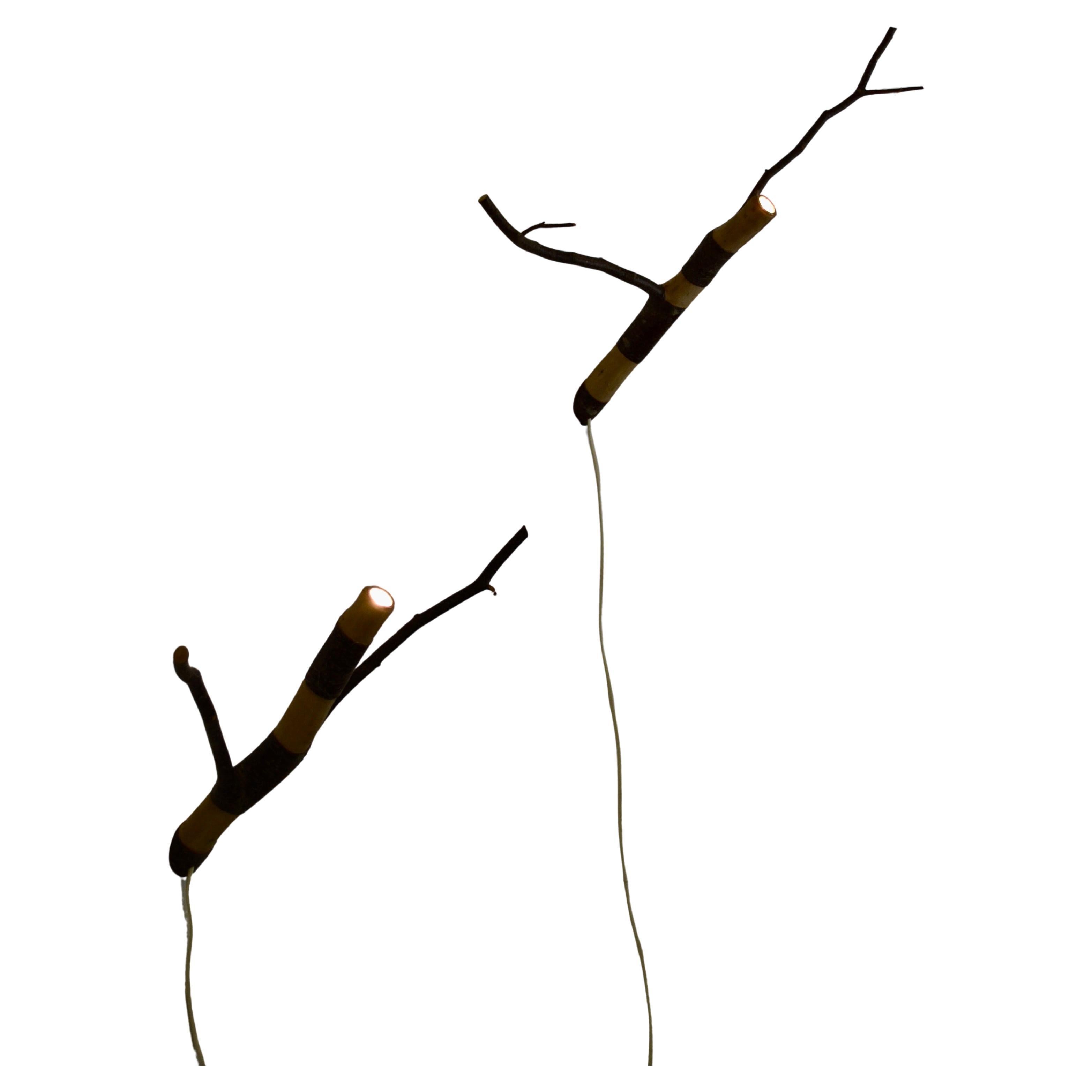 Pair of Sculptural Wall Sconces – French Artist, 1980snches