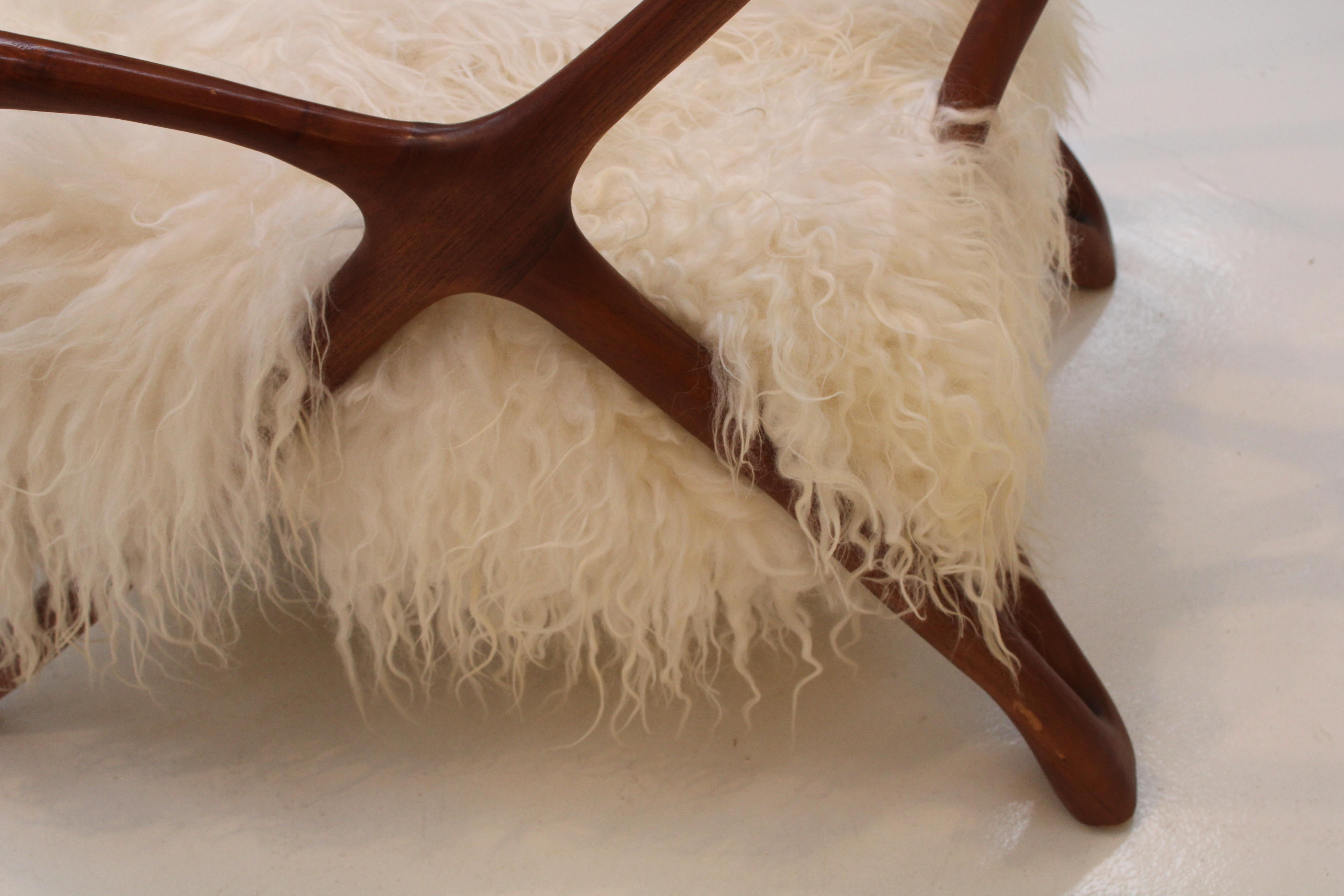 Pair Of Sculptural Wooden Armchairs, Italy 6
