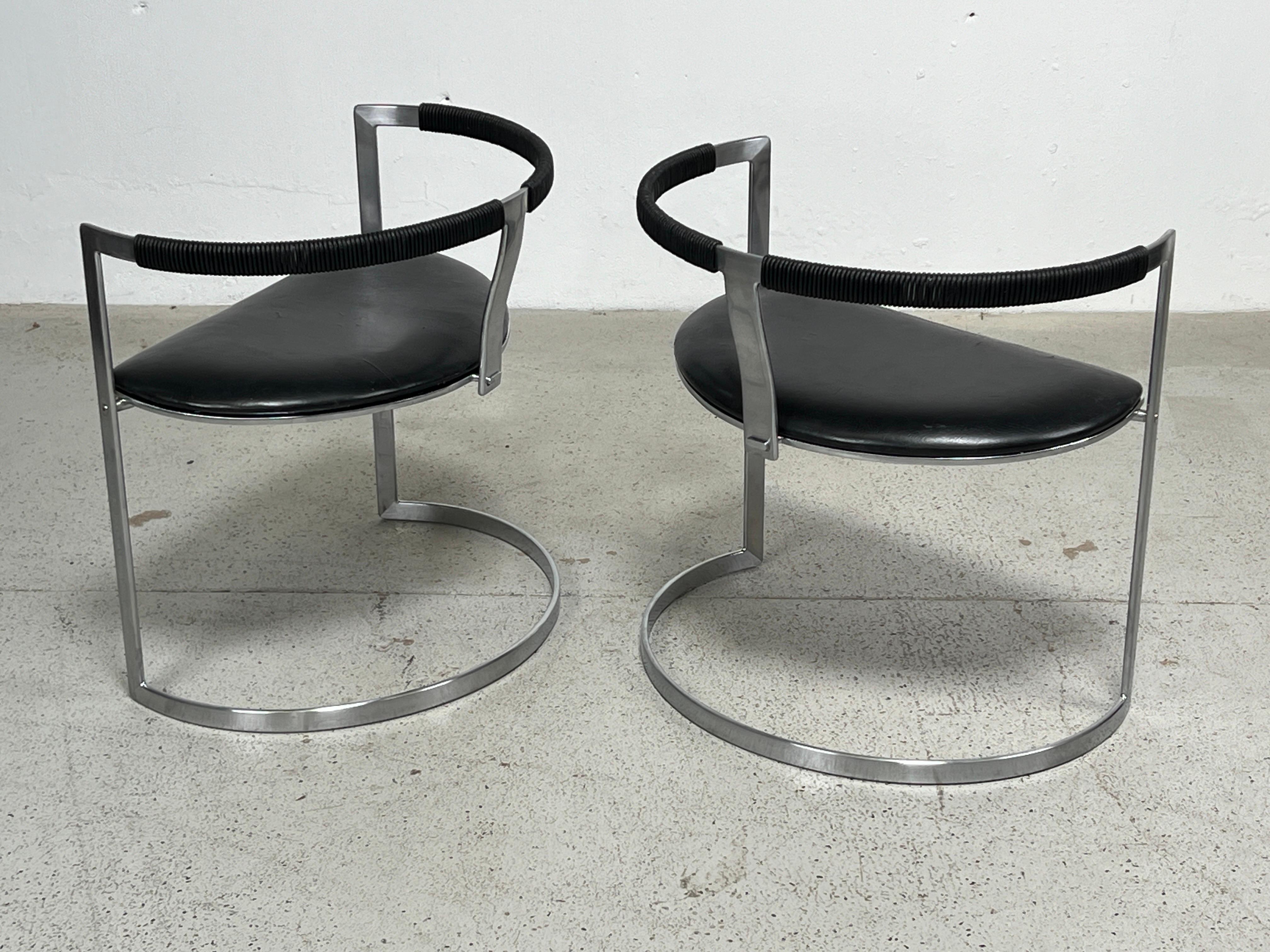 Pair of 'Sculpture' chairs by Preben Fabricius & Jørgen Kastholm 9