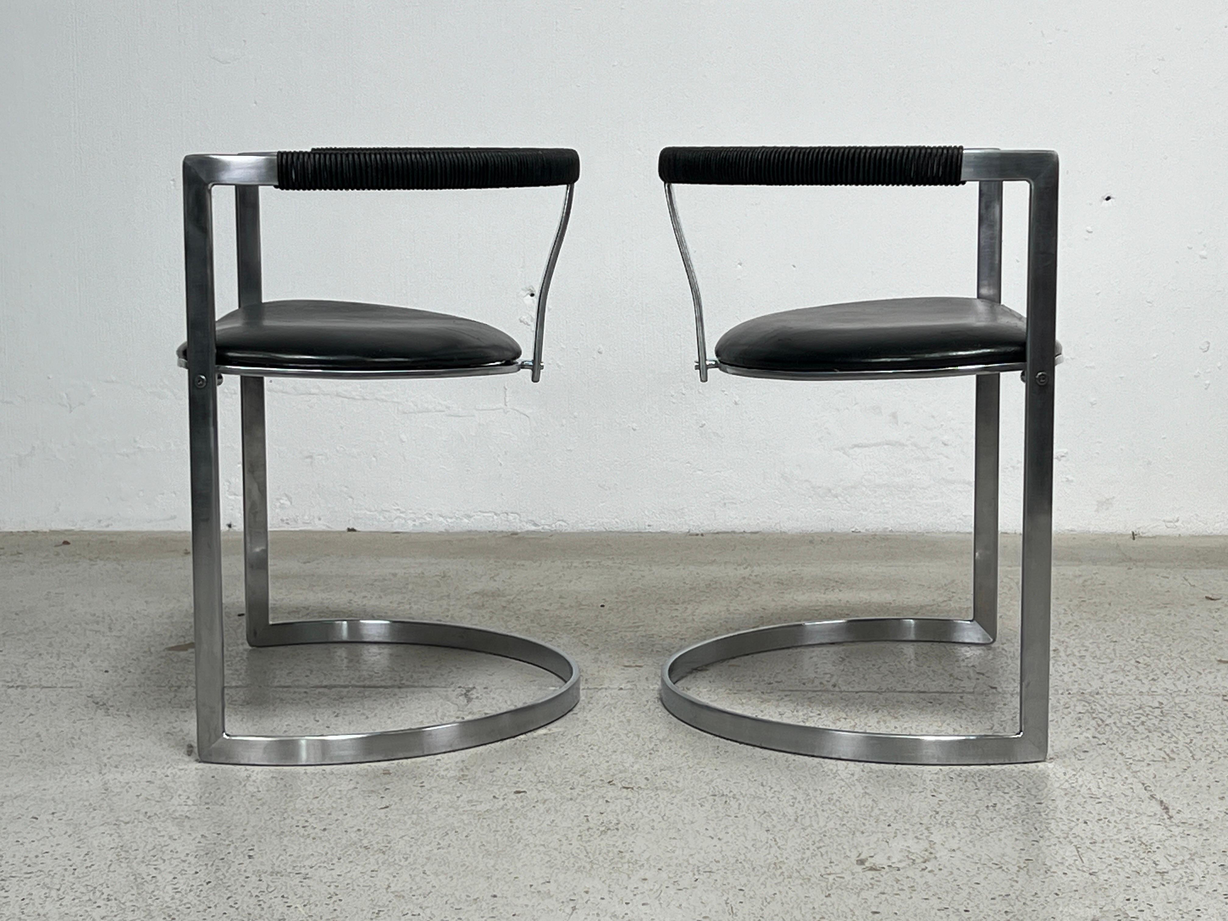 Pair of 'Sculpture' chairs by Preben Fabricius & Jørgen Kastholm 3