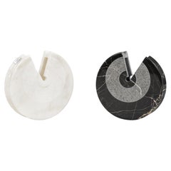 Pair of Sculpture Vase in Marble by Giusti & Di Rosa for Up & Up, Italy 1970s