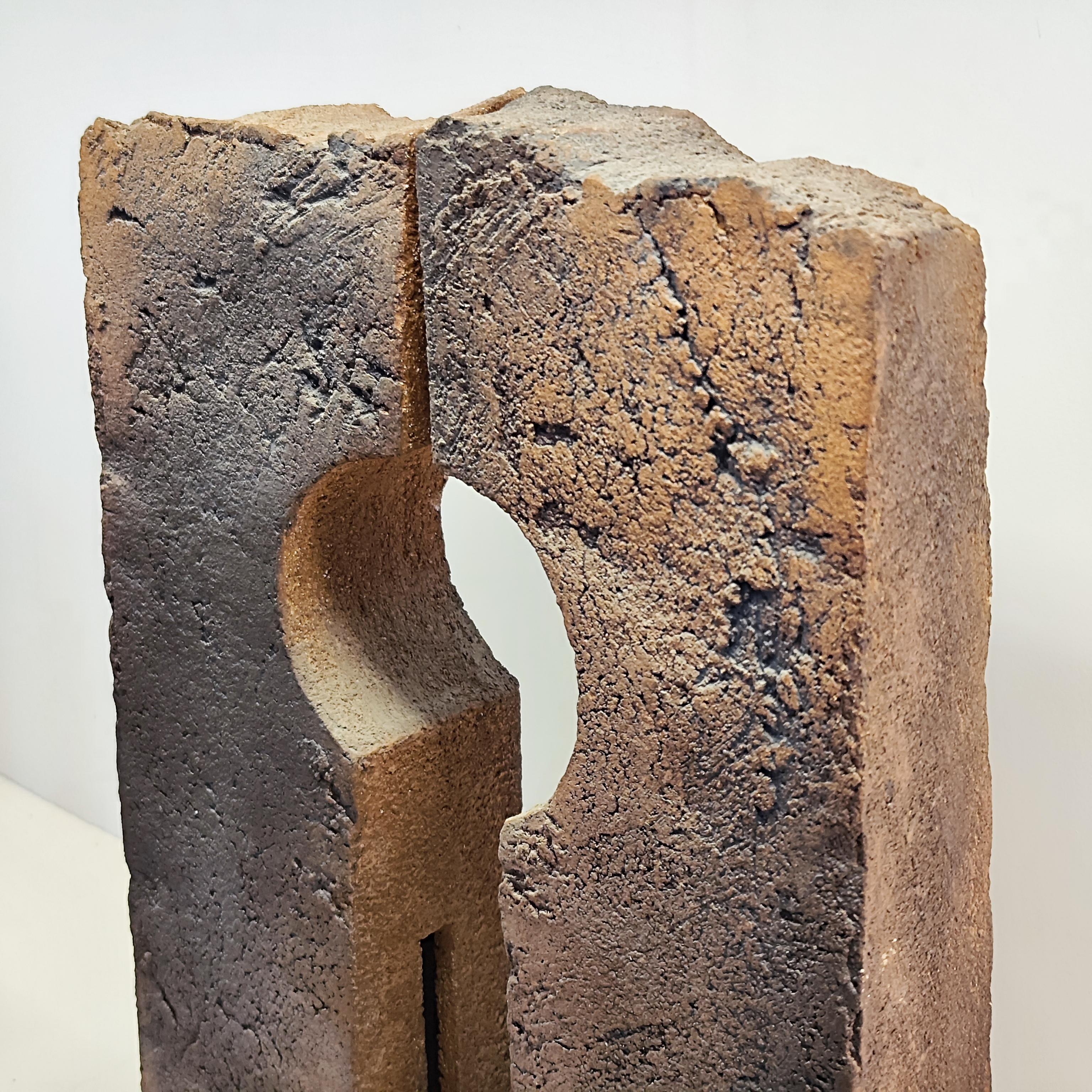 Coppia di sculture attribuite a Guy Bareff in argilla chamotte - Anni '70 - Francia in vendita 3