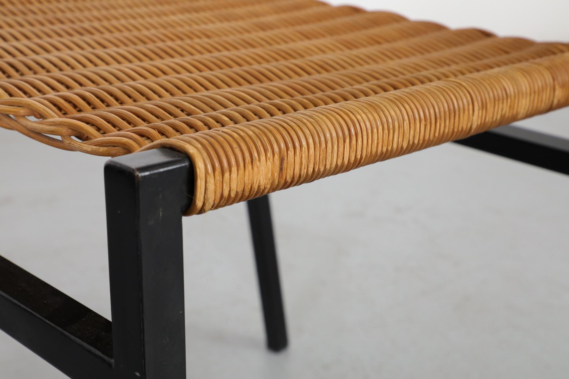 Paar Rattan-Esszimmerstühle „SE 05“ von Martin Visser für 't Spectrum, 1960 im Angebot 10