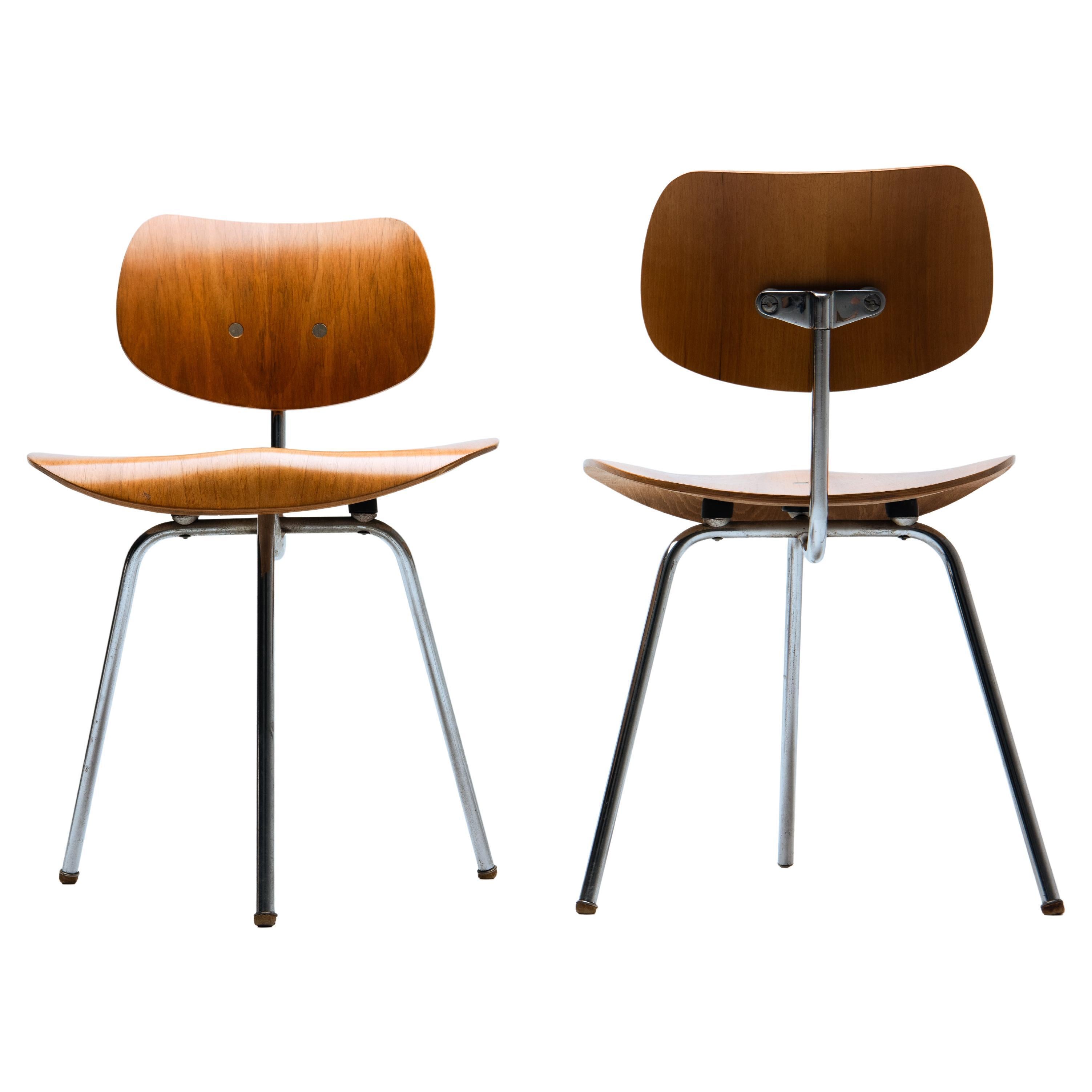 Pair of Se69 chairs - Wilde & Spieth - Egon Eiermann