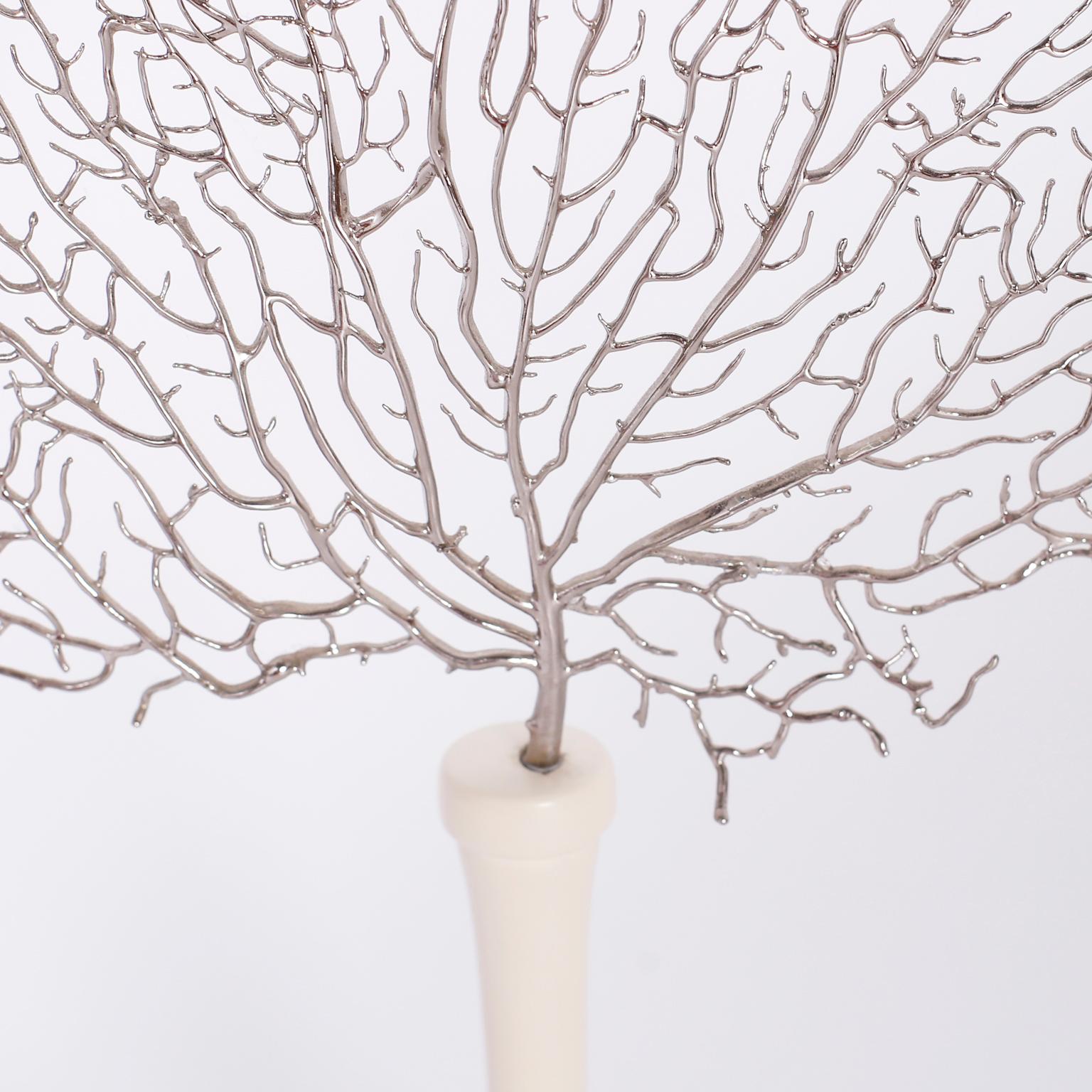 Pair of Sea Fan Sculptures For Sale 1