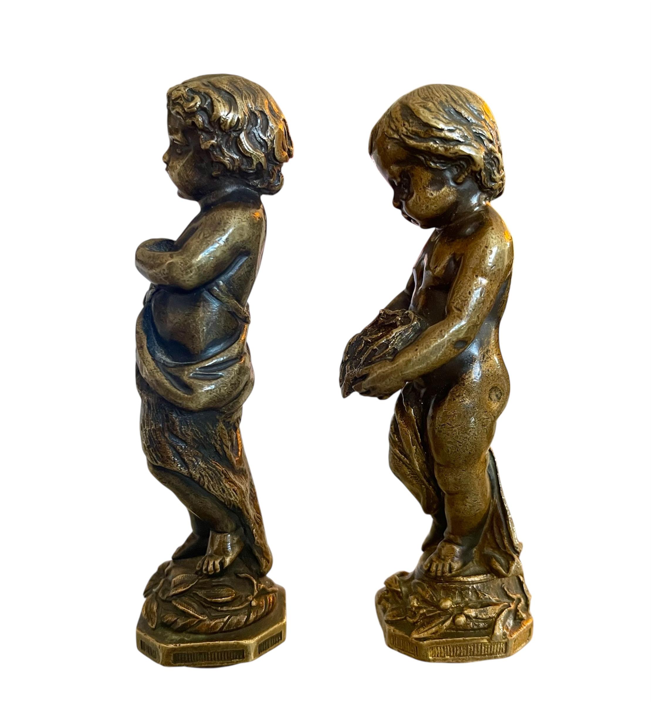 Pair Of Seals, The Child With The Bird And The Child With The Empty Nest in vendita 1