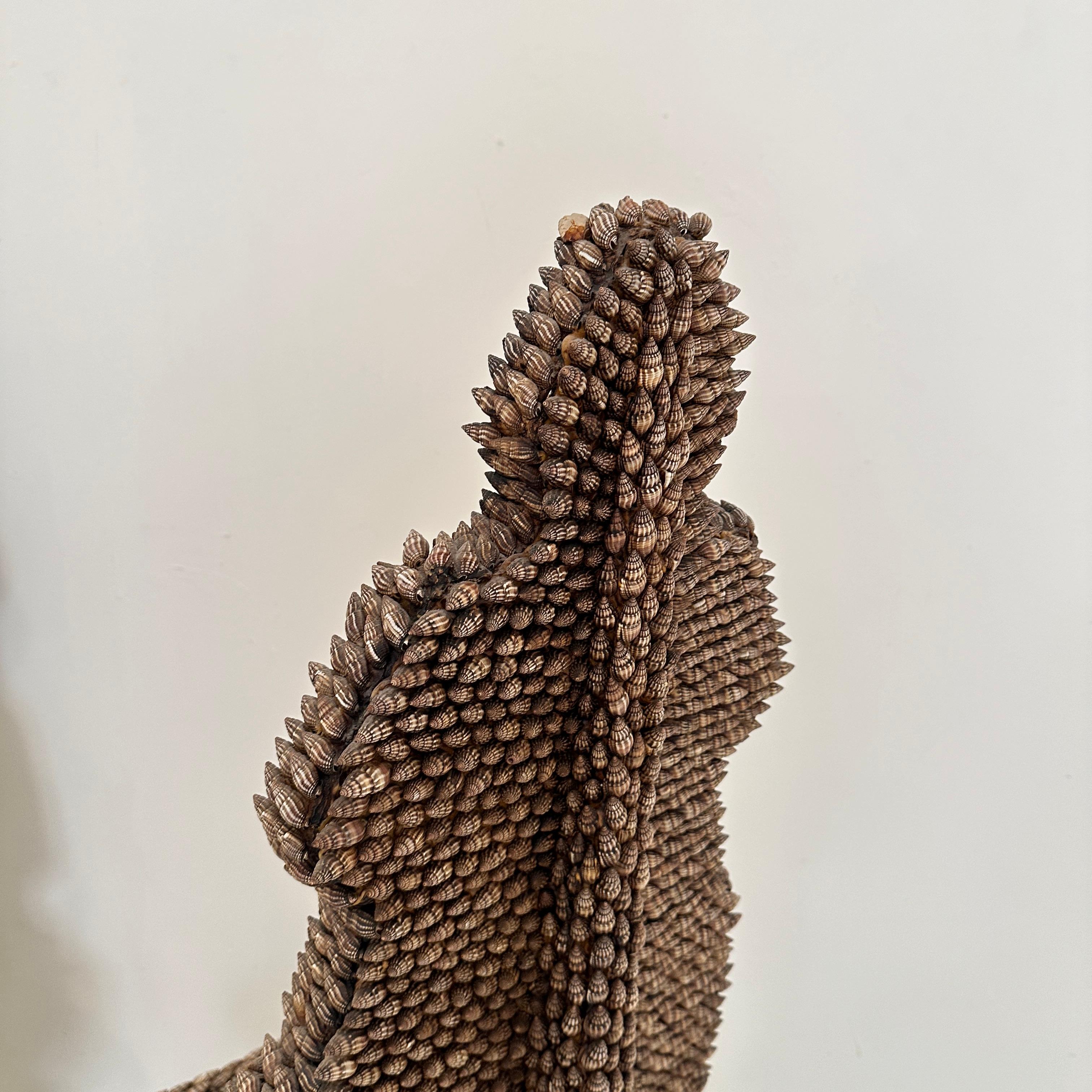 Pair of Seashell Encrusted Chairs by J. Antony Redmile, around 1970 For Sale 3