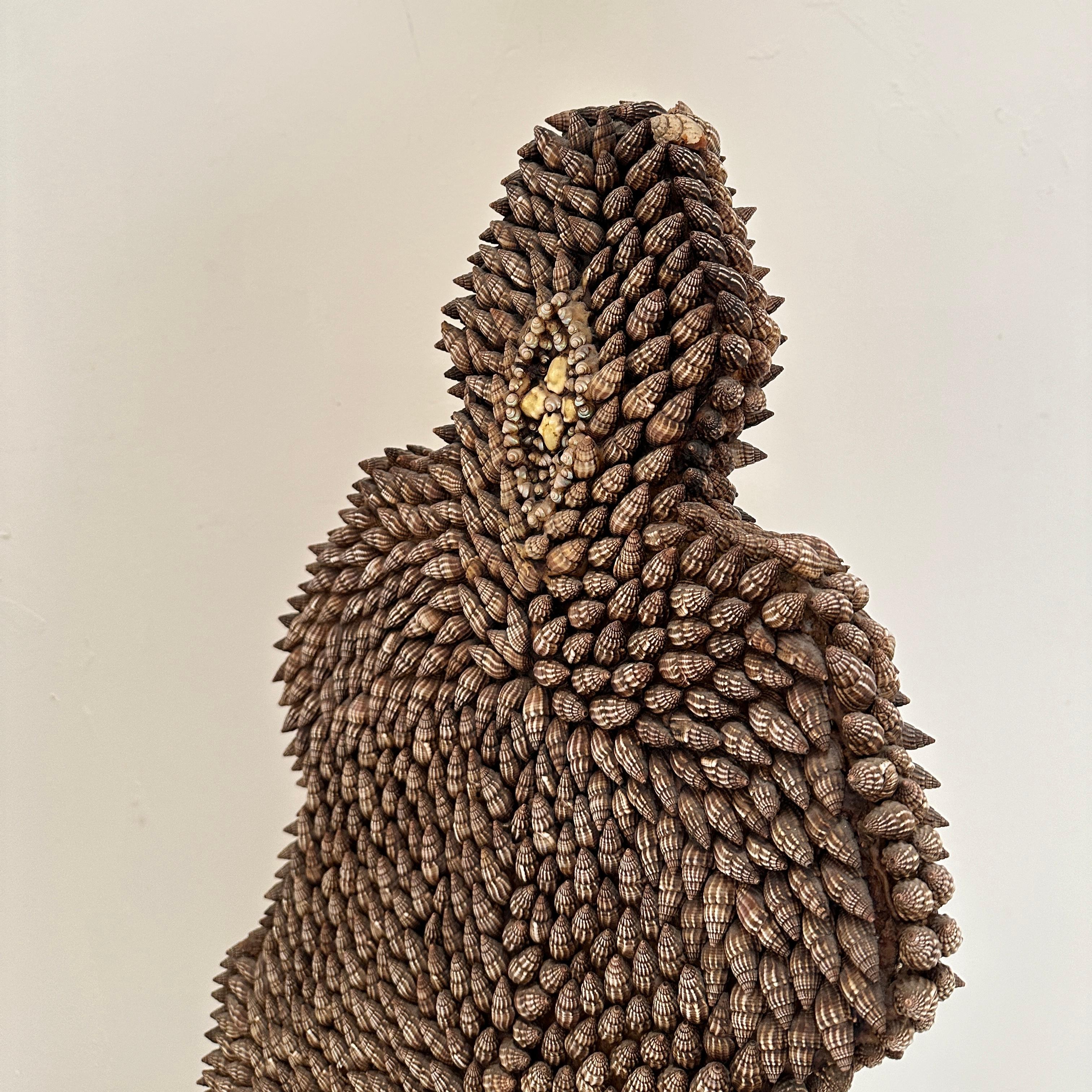 Pair of Seashell Encrusted Chairs by J. Antony Redmile, around 1970 In Good Condition For Sale In Berlin, DE
