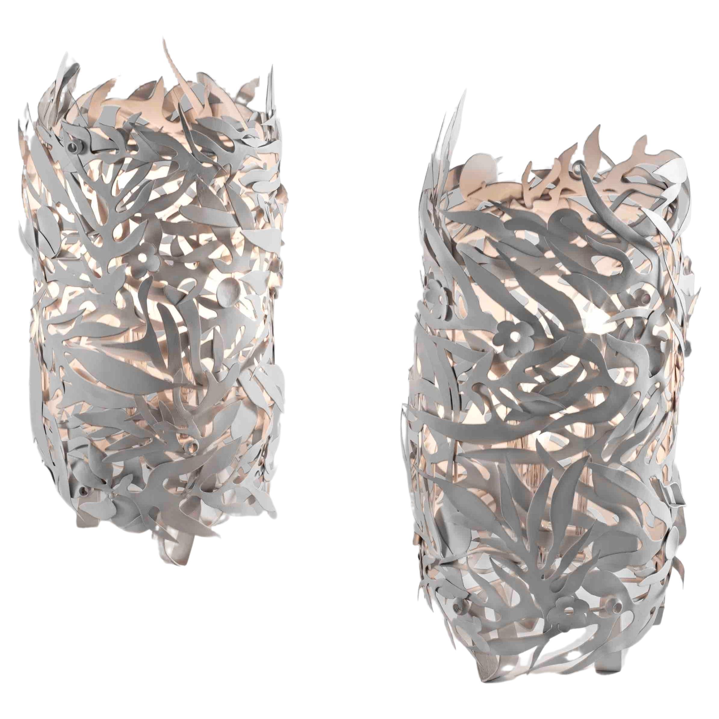 Pair of Seaweed Lamps by Alexander von Eikh For Sale