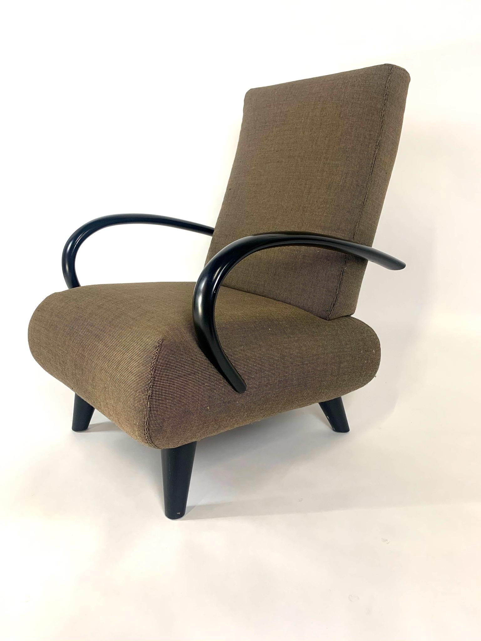 Amazingly comfortable pair of lounge chairs made by the Austrian maker Wittmann. Designed by renowned modern designer Sebastian Herkner. These chairs are extraordinarily designed for comfort and style. Simply stunning in person.