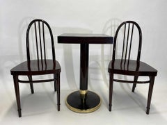 Pair of Secession Josef Hoffmann Chairs no.637 Ex. by Thonet