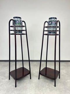Pair of secession plant stands no.1109 by J&J Kohn