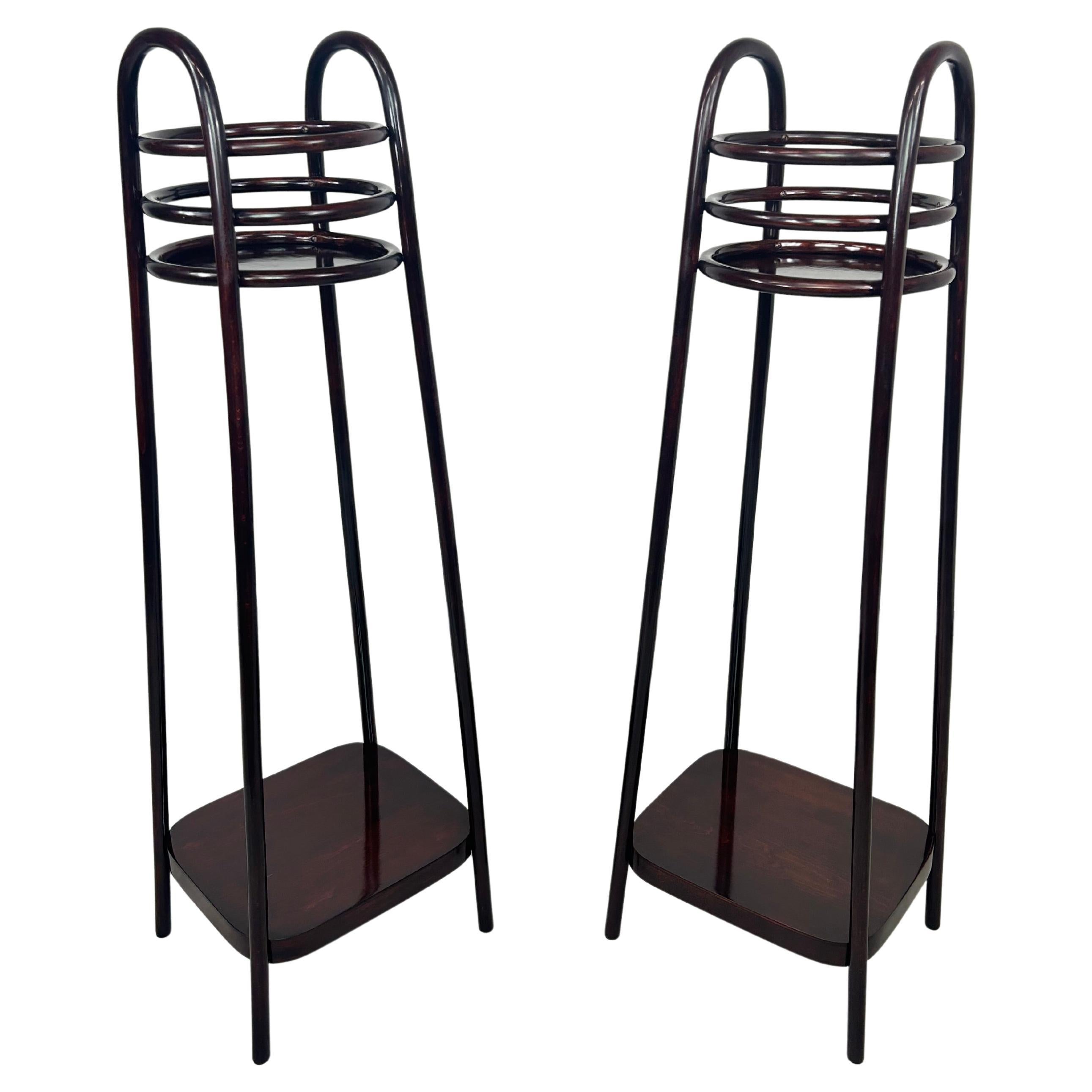 Pair of secession plant stands no.1109 by J&J Kohn
