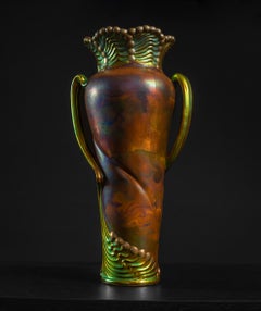 Vasen aus der Sezessionszeit von Lajos Mack für Zsolnay, Paar