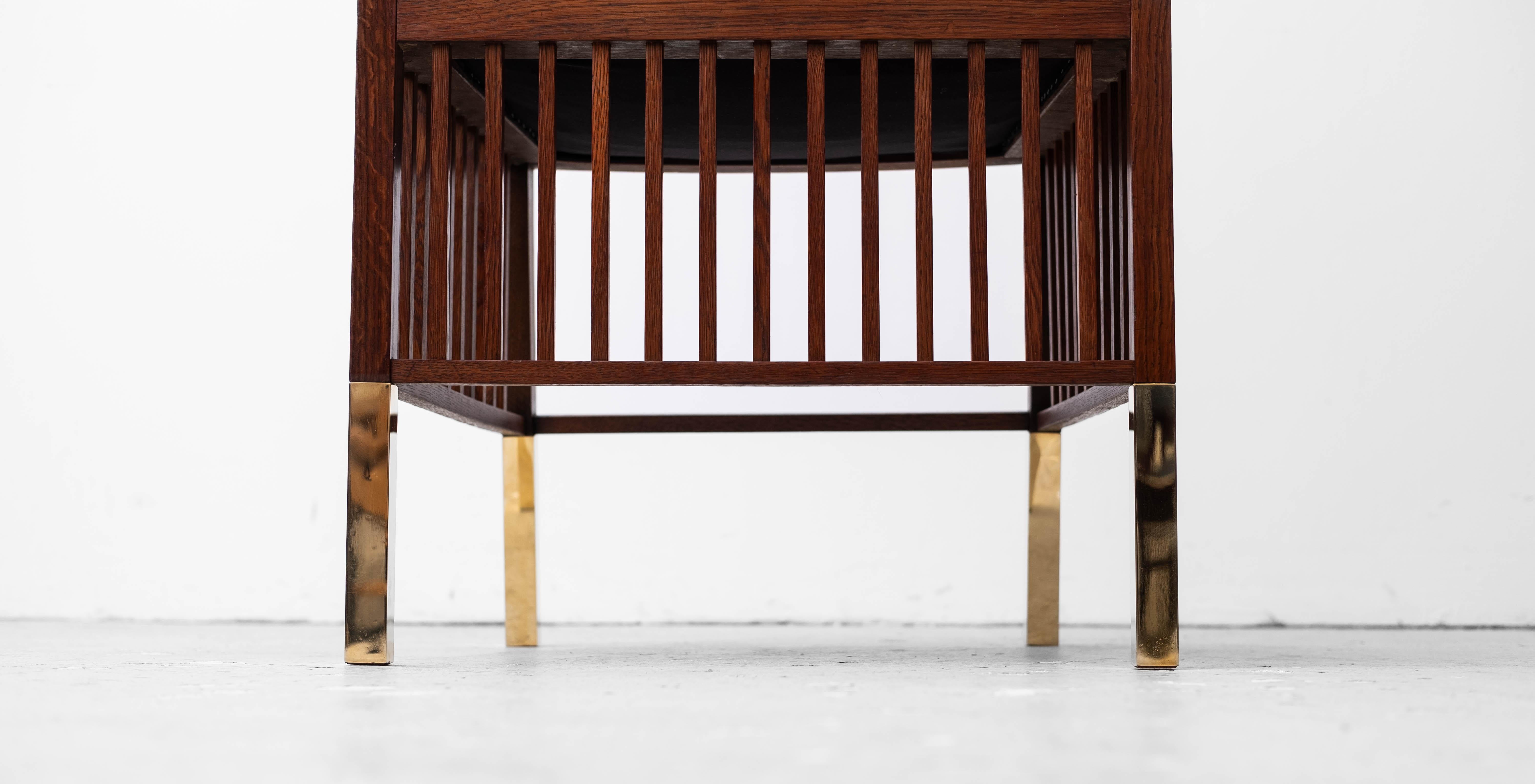 Paar sezessionistische Sessel Joseph Maria Olbrich Friedrich Otto Schmidt 1898 im Angebot 3