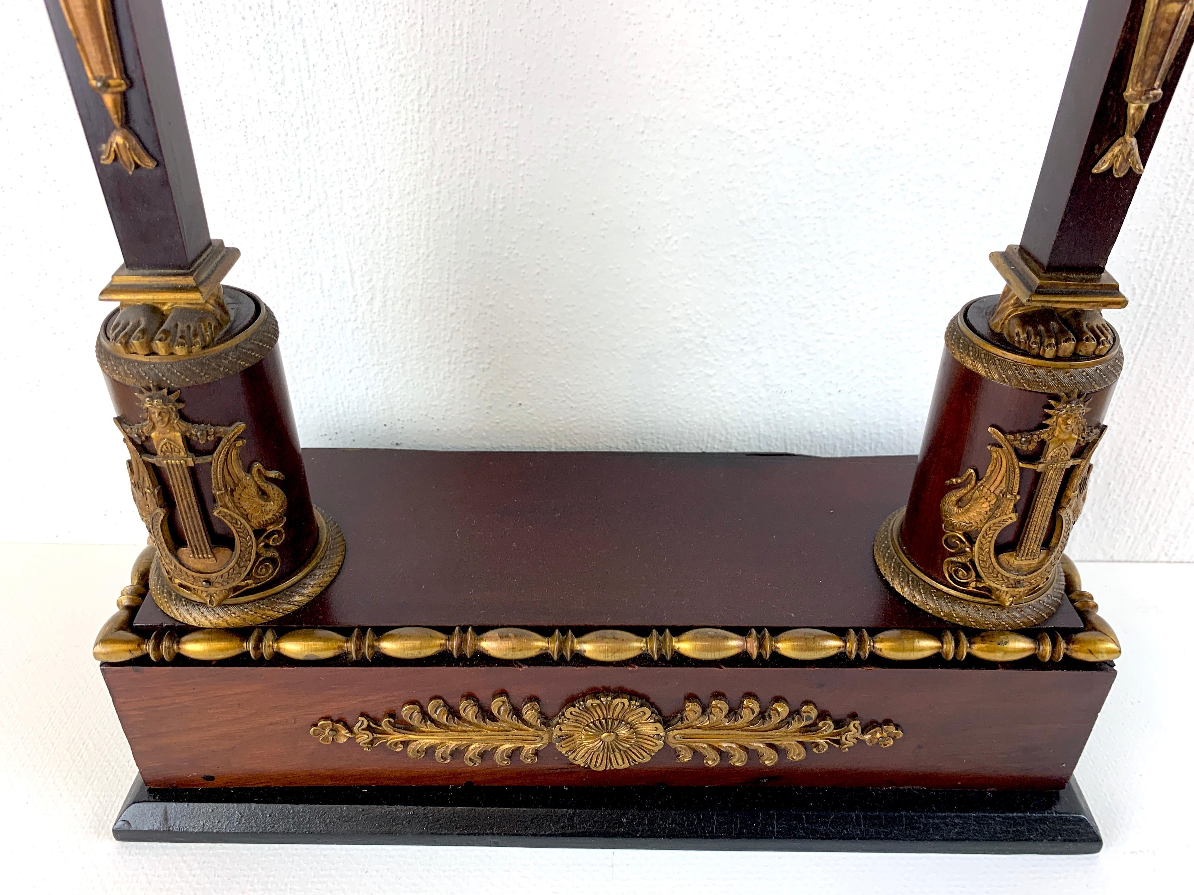 Pair of Second Empire Caryatid Wall Ormolu Mounted Wall Shelves For Sale 4