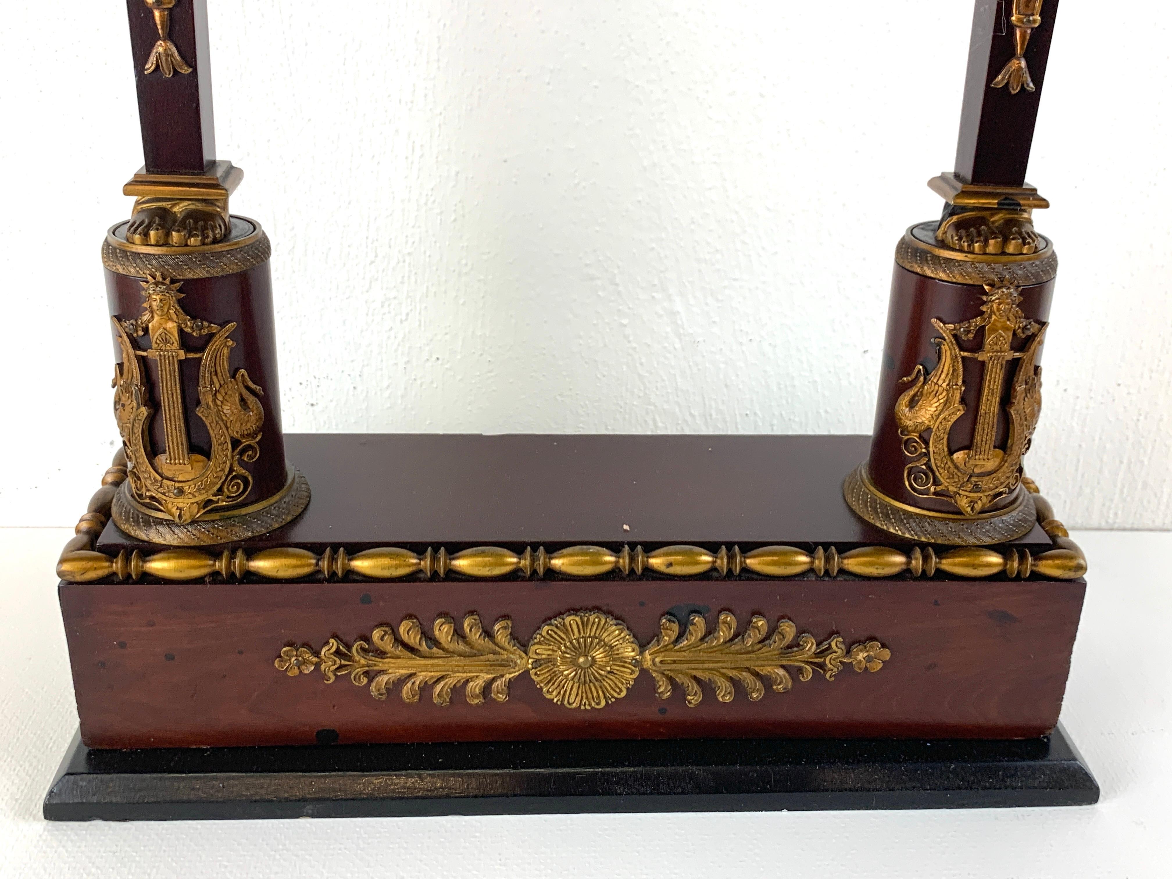 Pair of Second Empire Caryatid Wall Ormolu Mounted Wall Shelves For Sale 5